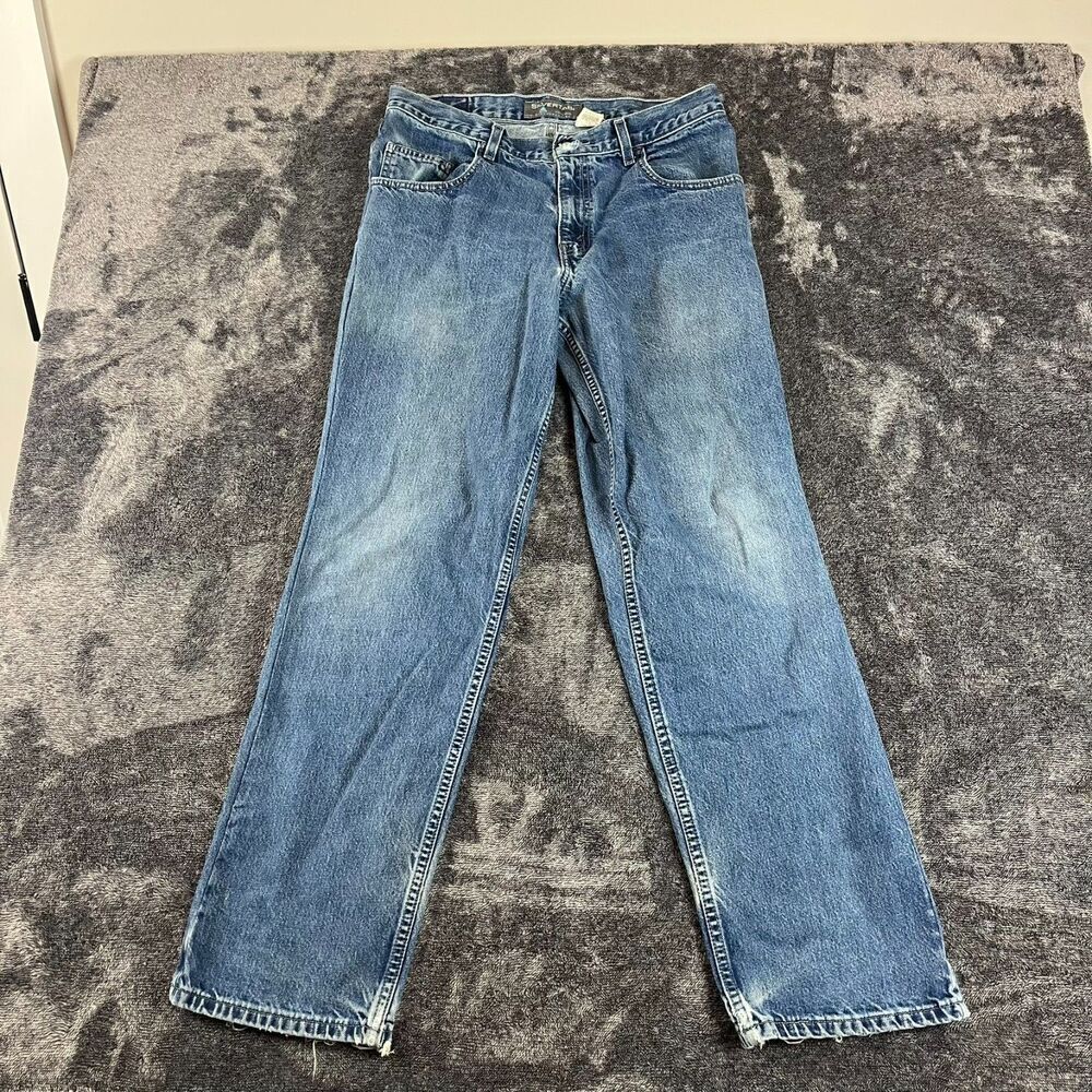 Vtg Levi's Silvertab Jeans Baggy Fit Men's 32X32 (32X31) Blue Denim Grunge Skate